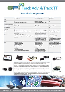 Características GPI Track Hybrid Adv.